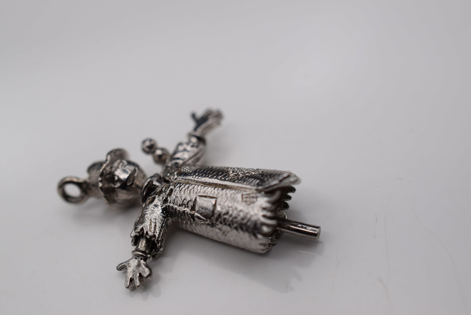 Movable Scarecrow Charm Sterling Silver 925 Lot Fi 1212: Movable Scarecrow Charm Sterling Silver 925