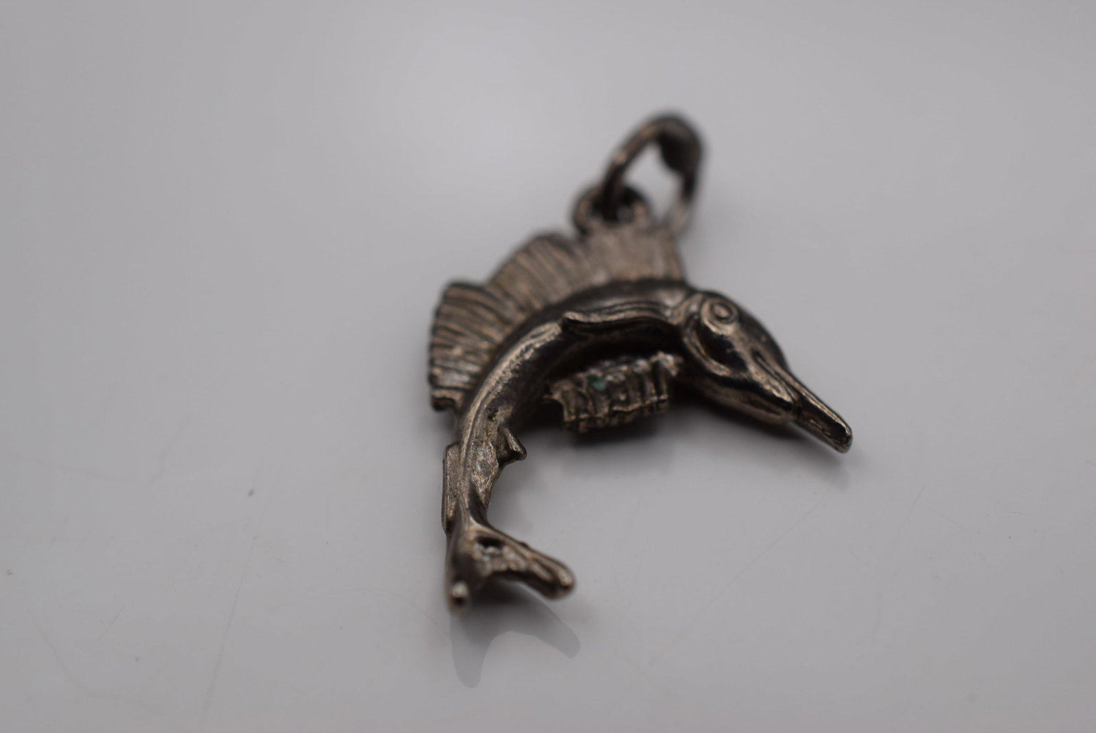 Swordfish Sterling Silver 925 Charm Lot Fi 1216: Swordfish Sterling Silver 925 Charm