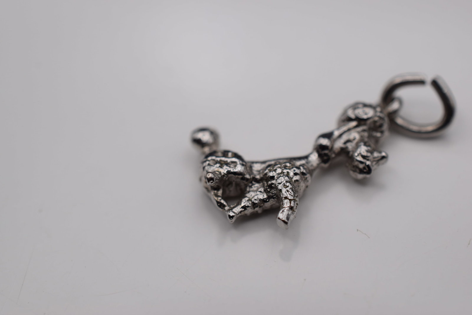 Poodle Dog Charm Sterling Silver 925 Lot Fi 1222 (1 of 2)