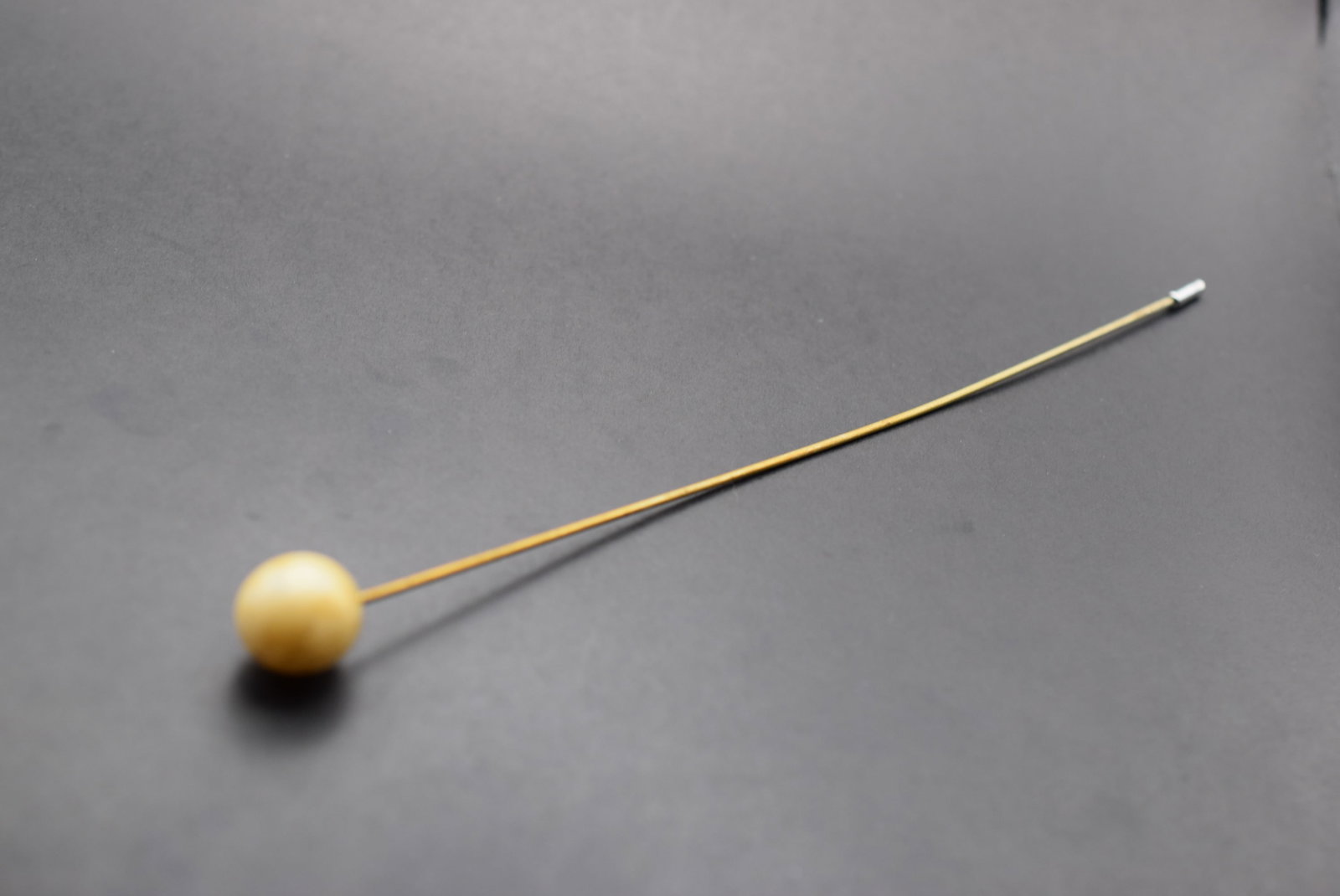Victorian Hat Pin Vintage Old Glass Pearl Lot 1230: Victorian Hat Pin Vintage Old Glass Pearl measures 3/4" and the pin measures 7 1/2" long with some wear to the nacre of the pearl