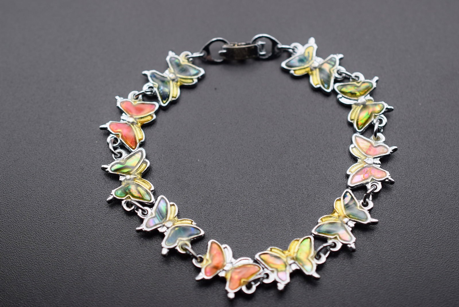 Butterfly Bracelet Enamel Pretty Lot GJ 77 (1 of 3)