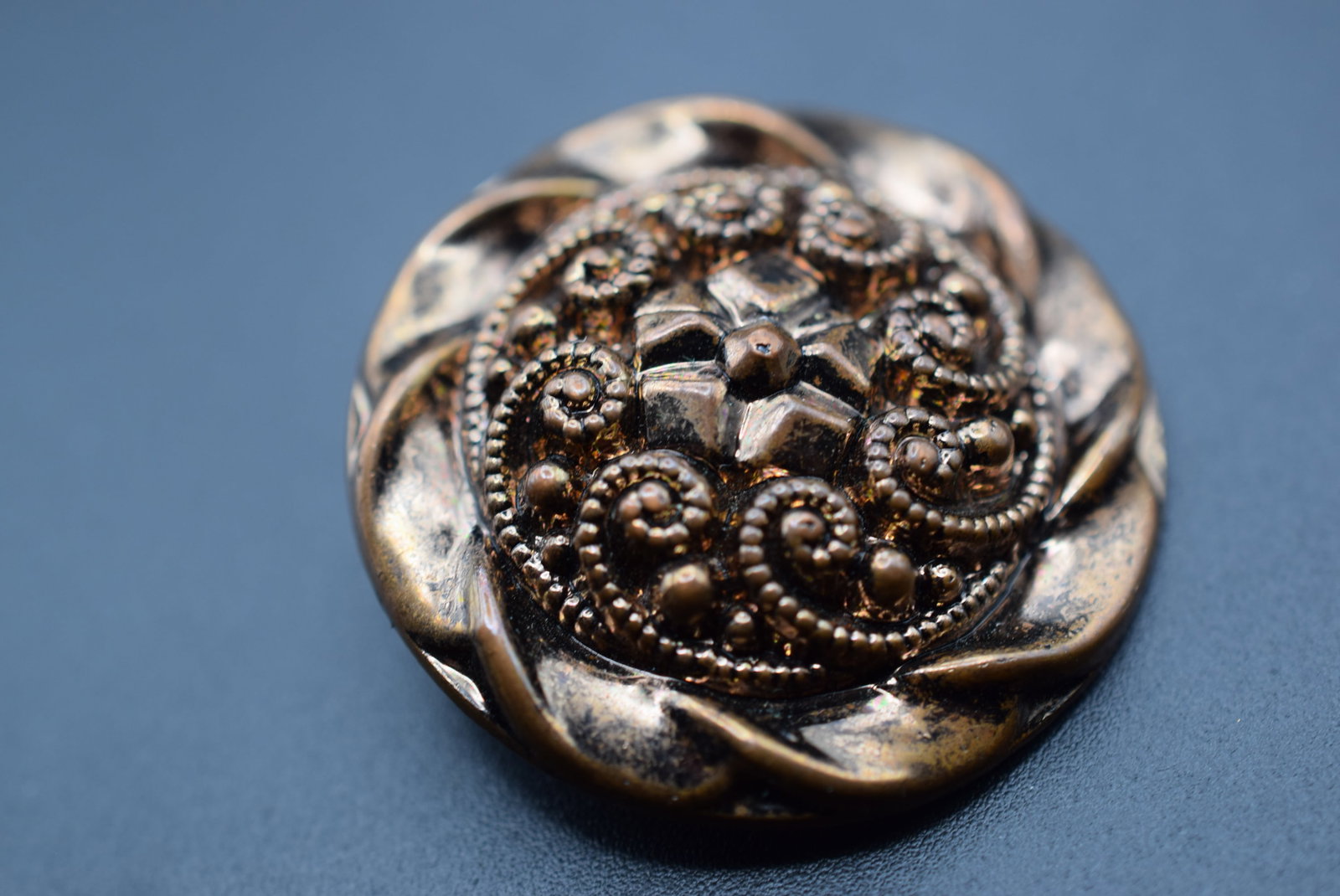 Huge Vintage Button Ornate Vintage 1950's Lot GJ 171 (1 of 2)