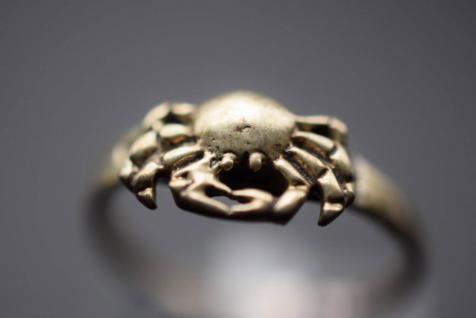 Crab Cancer King Crab Sterling Silver 925 Ring Size 5.5 Lot 422 (1 of 4)