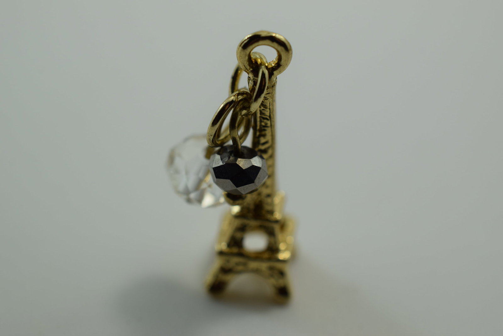 Eiffel Tower Pendant Charm 1 1/8" Vintage Lot # JM 433: Eiffel Tower Pendant Charm 1 1/8" Vintage