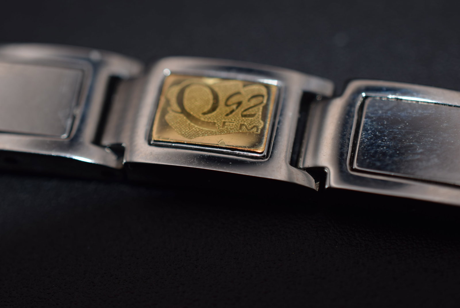 Manuel Zed Italy Q92 Stainless Steel Bracelet Lot 580 (1 of 4)
