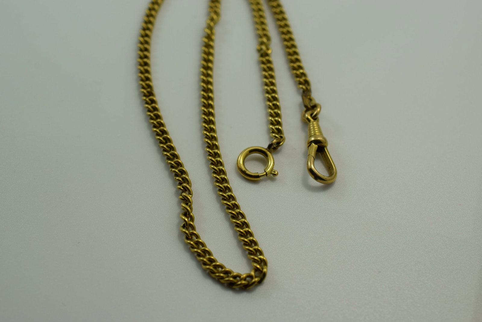 16" Watch Fob Chain Vintage Lot # JM 587: 16" Watch Fob Chain Vintage