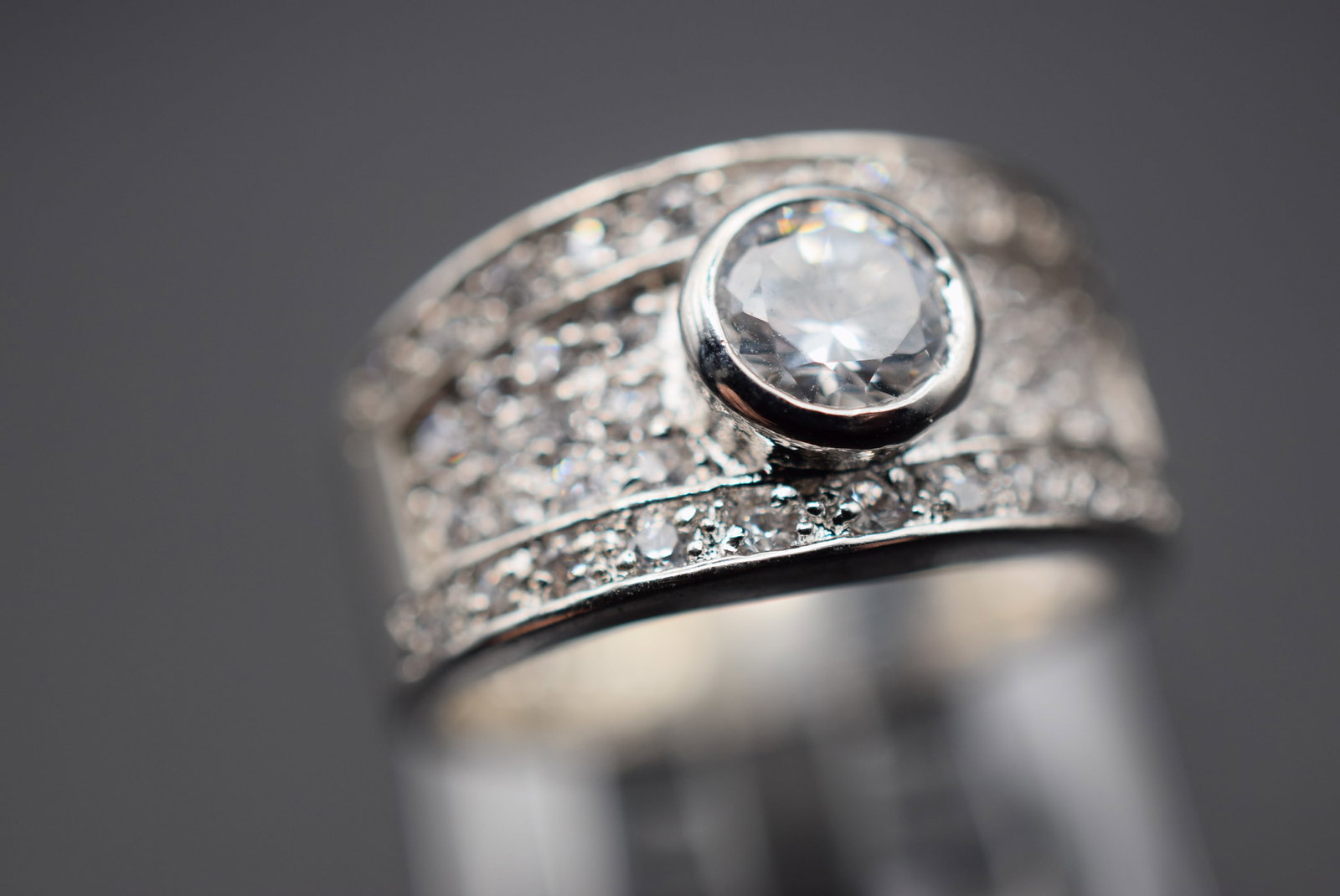 Sterling Ring Size 8 Lot GJ 610 (1 of 2)