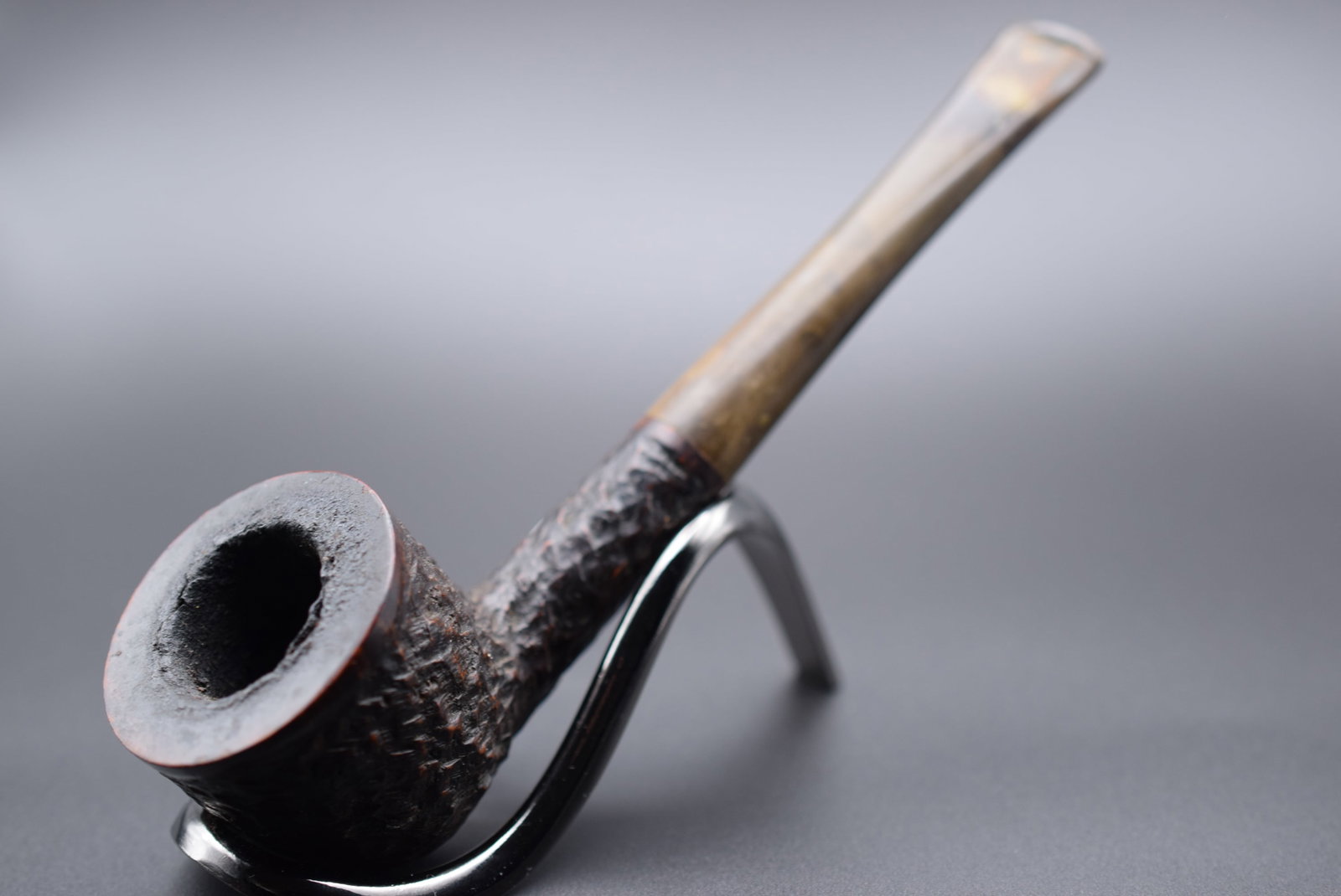 Brigham Canada 215 Briar 2 Dot Pipe Can Pat 372982 6" Lot# DG 633: Brigham Canada 215 Briar 2 Dot Pipe Can Pat 372982 6" end to end