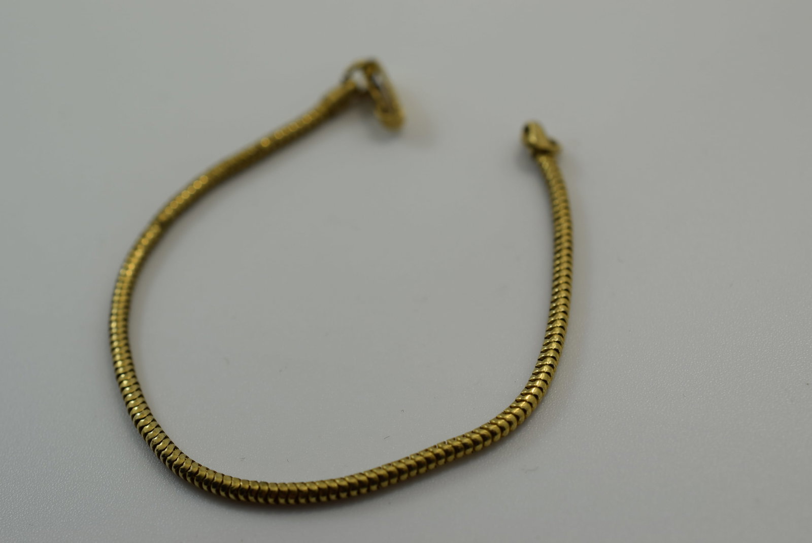 Snake Chain Bracelet 6" long Vintage Lot # JM 708: Snake Chain Bracelet 6" long Vintage