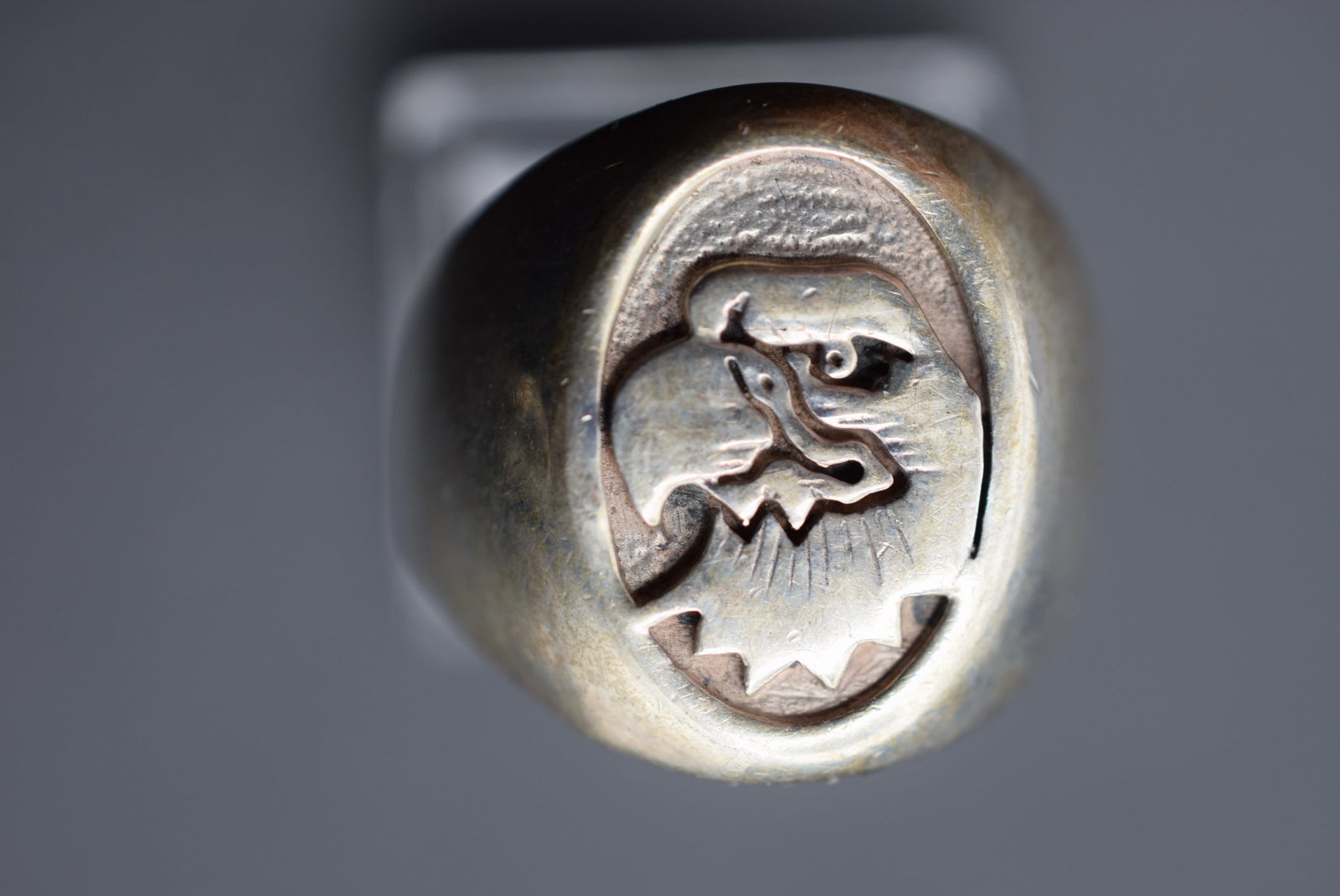 Eagle Sterling Silver 925 Ring Size 10.25 Lot GJ 711: Eagle Sterling Silver 925 Ring Size 10.25 weighs 11.79 grams measures 7/8" on top
