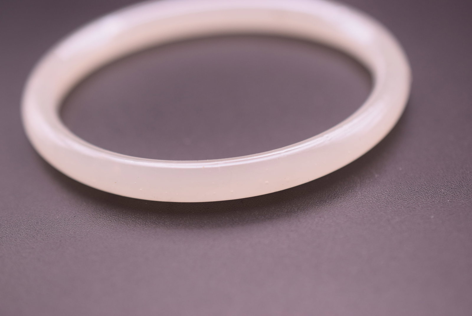 White Jade Bracelet Bangle Lot 765 (1 of 3)