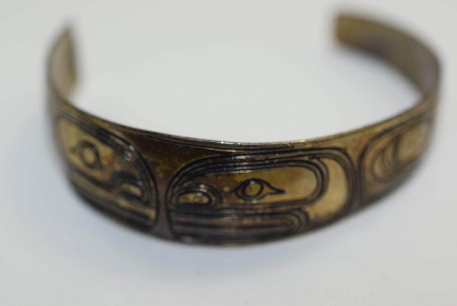 Haida Northwest Sterling Bracelet Vintage Lot # JM 787 (1 of 5)