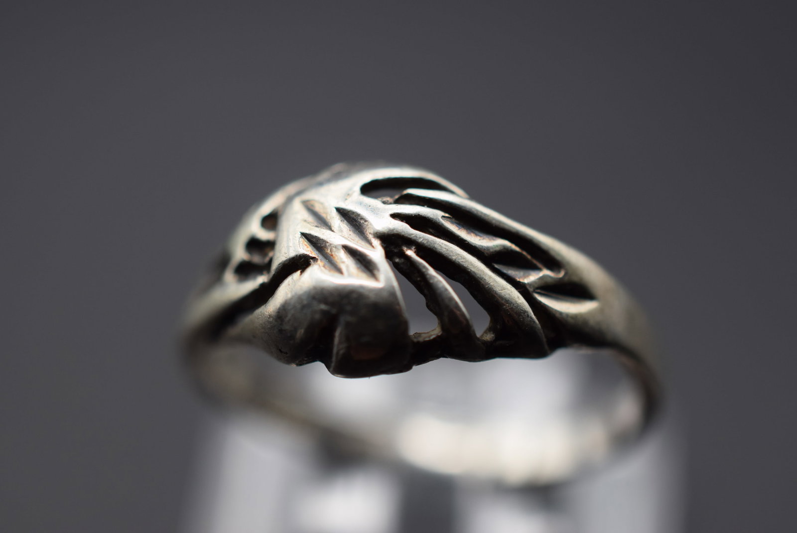 Cutwork Sterling Silver 925 Ring Size 7 Lot GJ 801: Cutwork Sterling Silver 925 Ring Size 7
