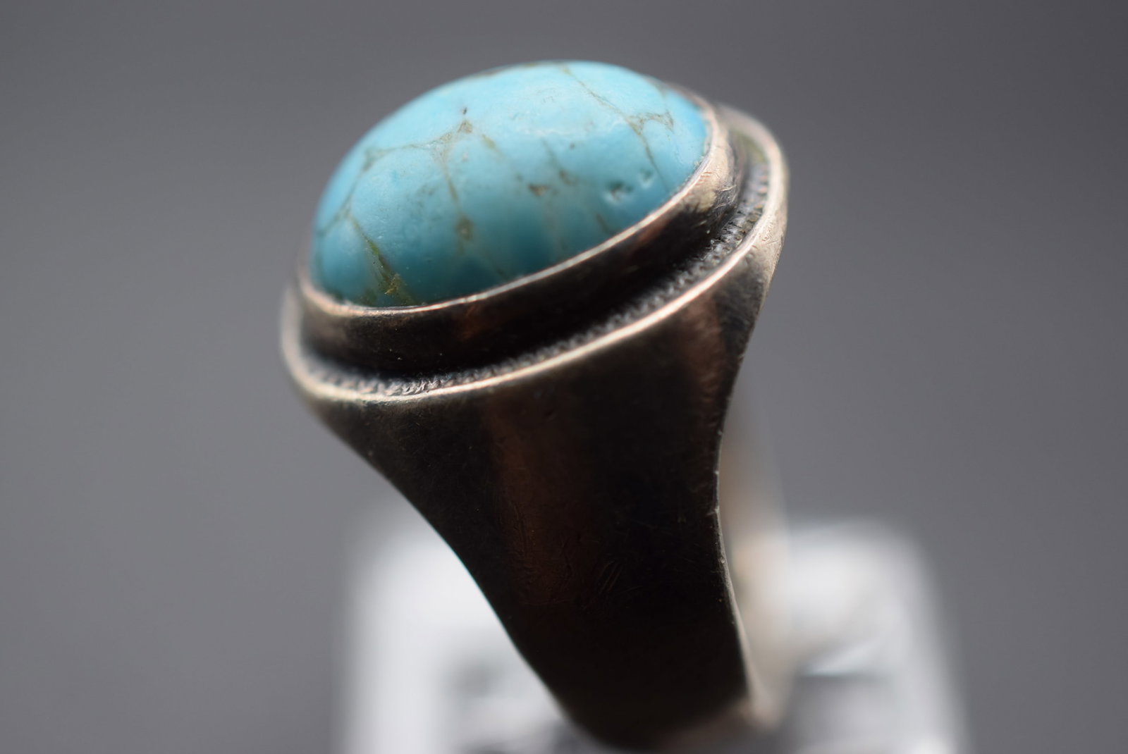 Stone Sterling Silver 925 Ring Size 7 Lot GJ 804 (1 of 2)
