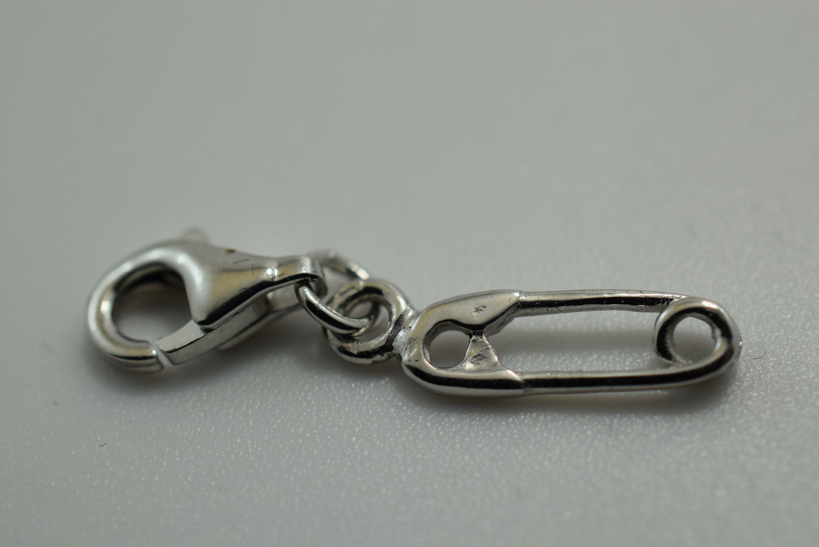 Baby Safety Pin Sterling Silver 925 Vintage Lot # JM 837 (1 of 2)