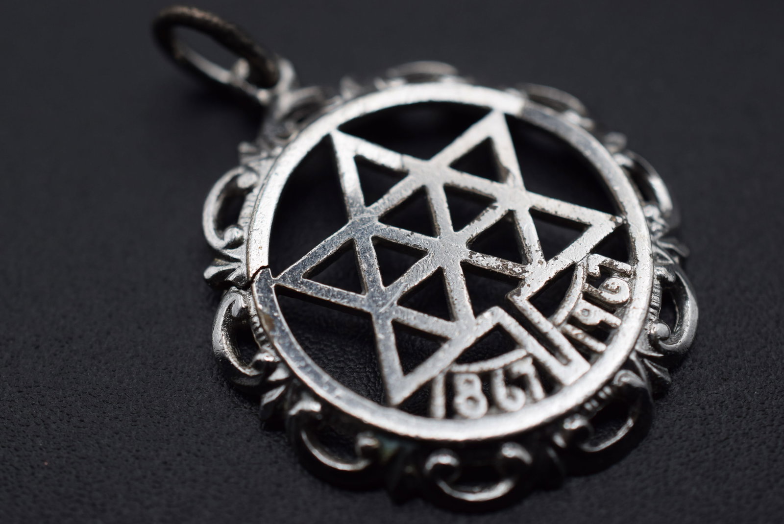 Expo Sterling Silver 925 Charm 1967 Pendant 1" Lot GJ 876 (1 of 2)