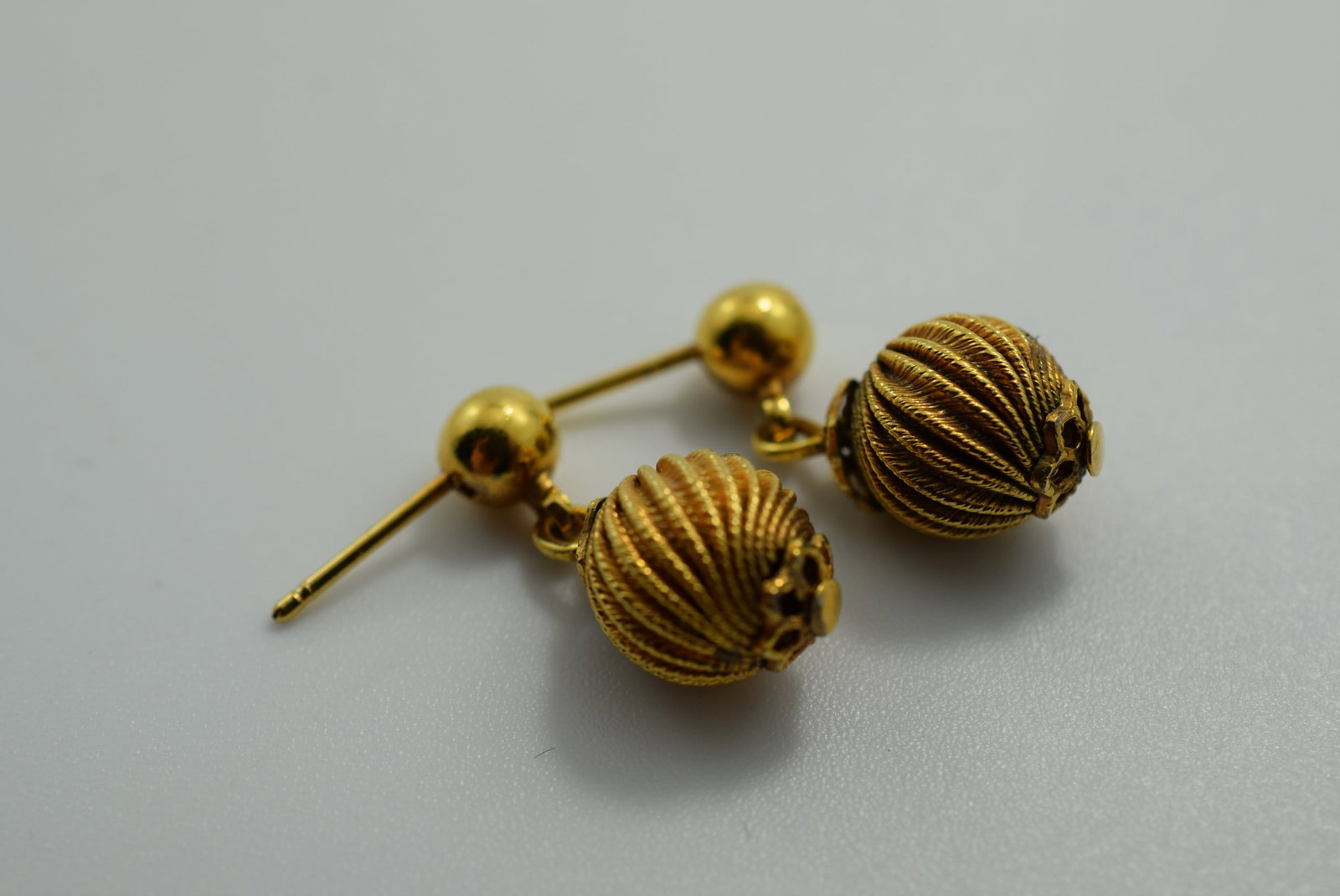 Stud Drop Pierced Earrings Vintage Lot # JM 1089: Stud Drop Pierced Earrings Vintage