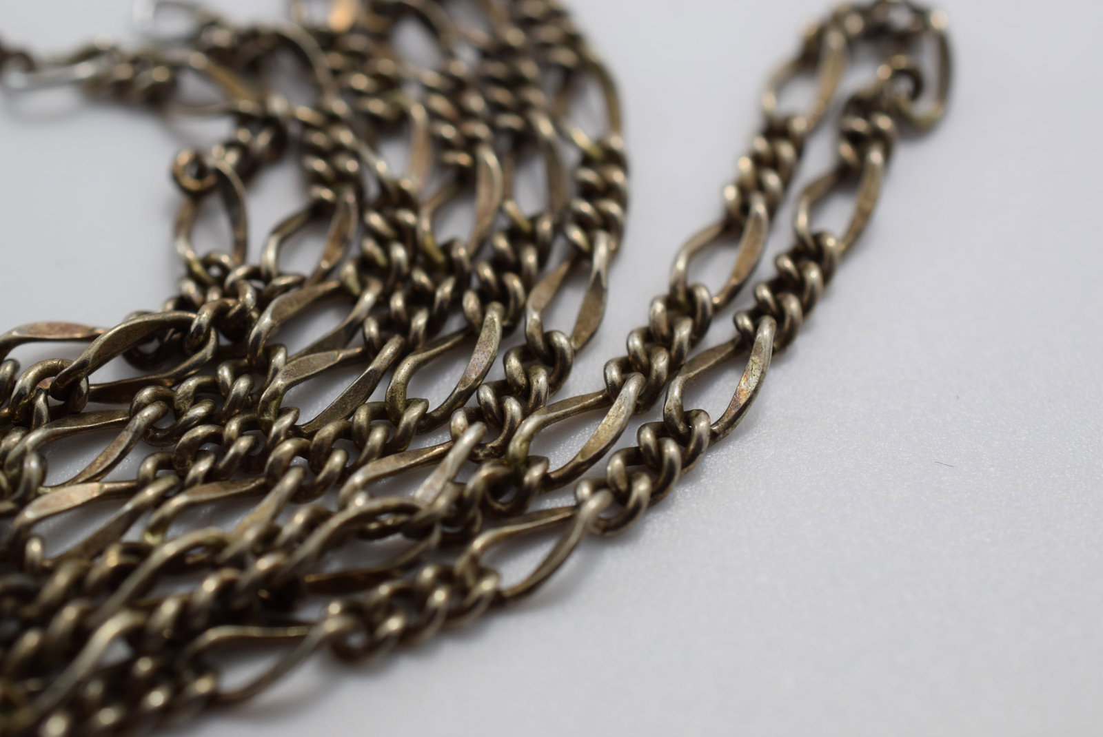 24" Sterling Silver Chain Necklace Vintage Lot # JM 1103: 24" Sterling Silver Chain Necklace Vintage Signed Sterling Silver at the clasp