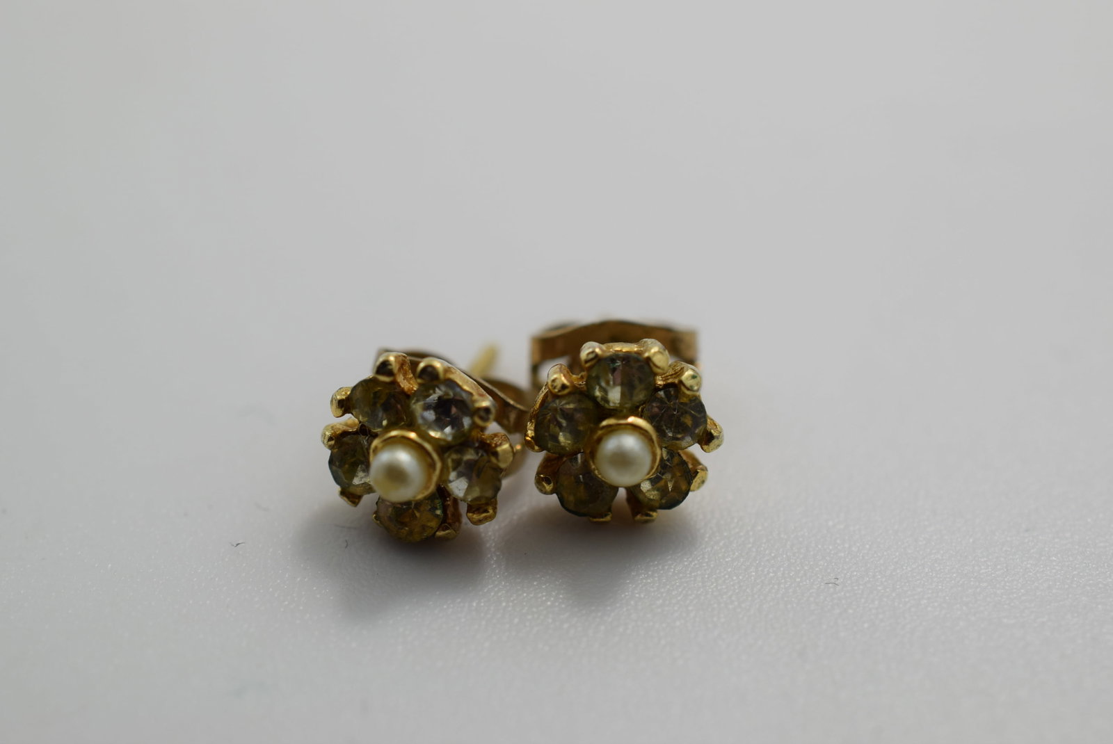 Rhinestone Stud Vintage Lot # JM 1130 (1 of 2)