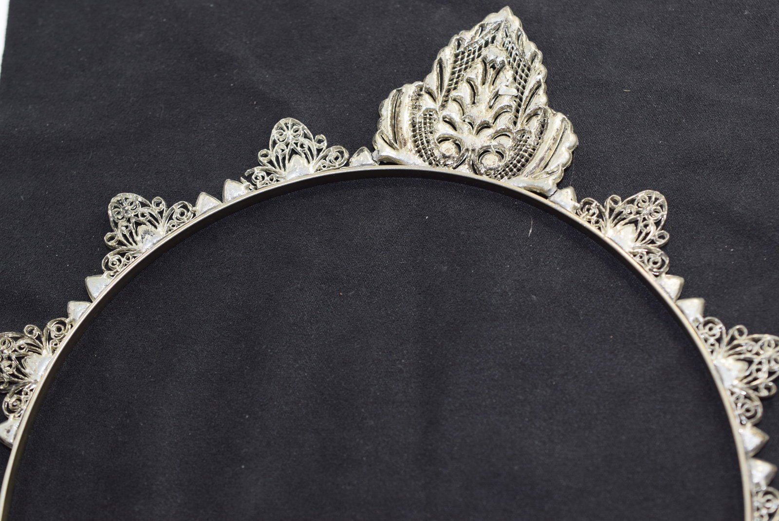 Tiara Crown Head Band Rhinestone 1930's Vintage Lot # JM 1178 (1 of 4)
