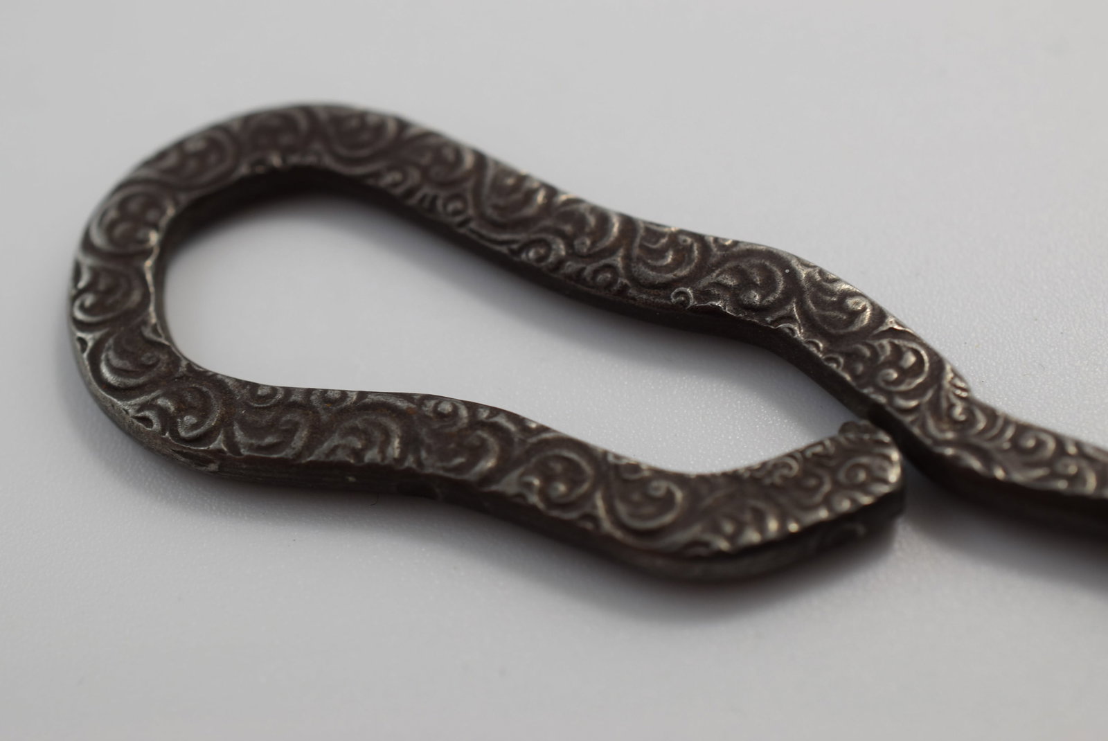 Old Worked Boot Hook 5 1/4" Vintage Lot # JM 1219 (1 of 3)