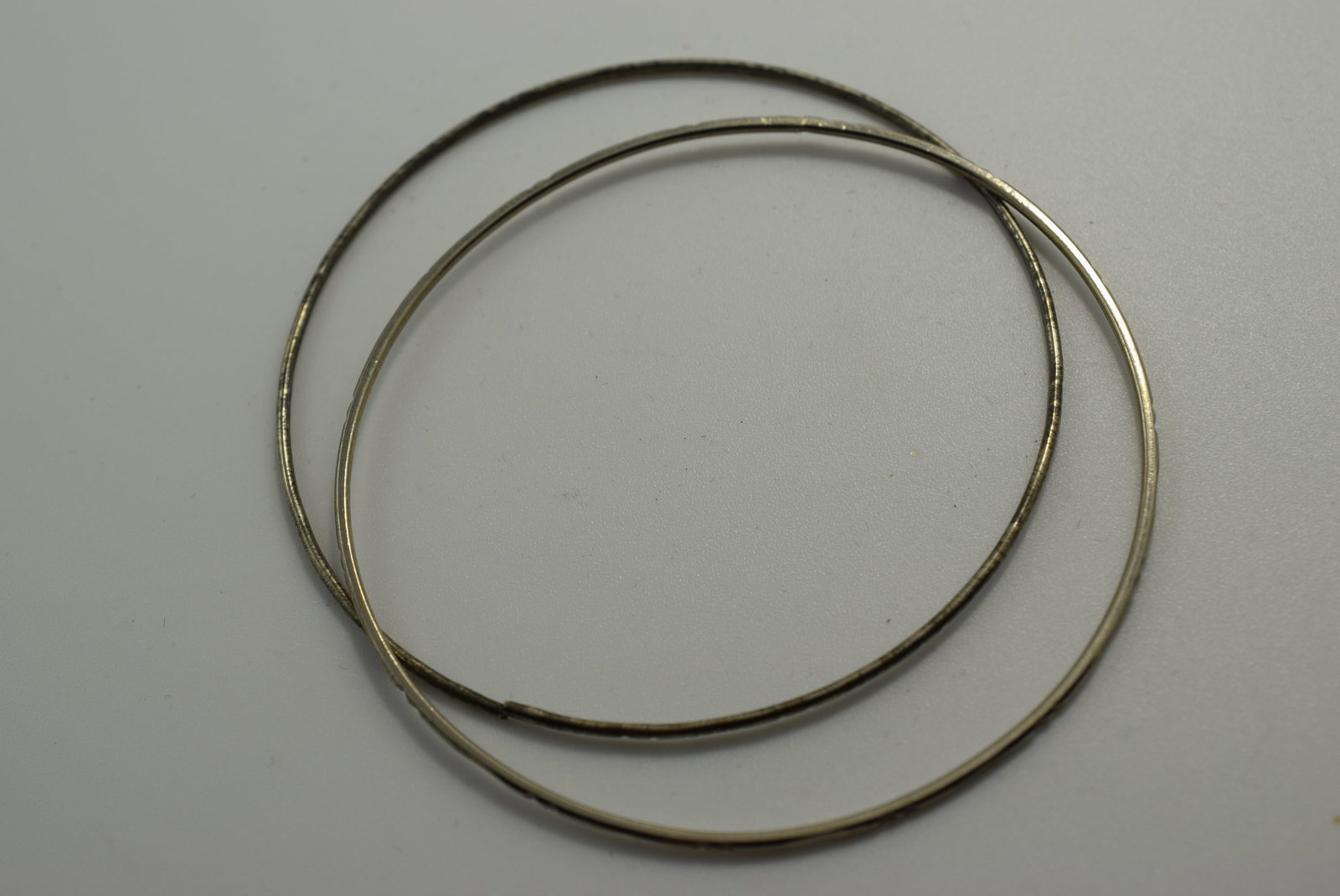 Two Etched Bracelets Vintage Lot # JM 1224 (1 of 2)