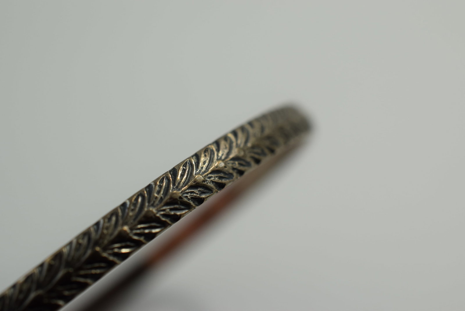 Sterling Silver 925 Signed Etched Bracelet Vintage Lot # JM 1232: Sterling Silver 925 Signed Etched Bracelet Vintage 12 Grams