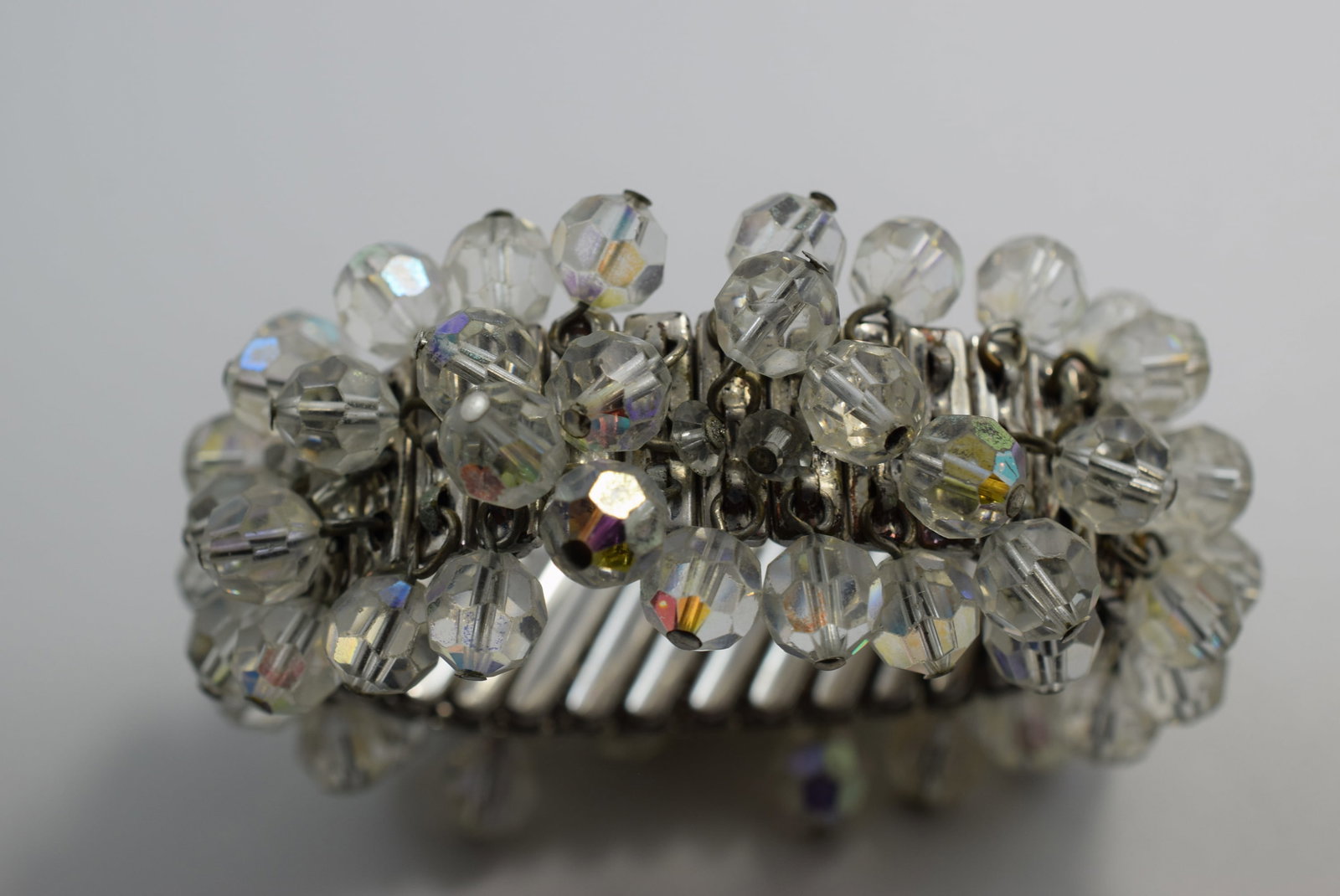 Crystal Stretch Bracelet Vintage Lot # JM 1244 (1 of 2)