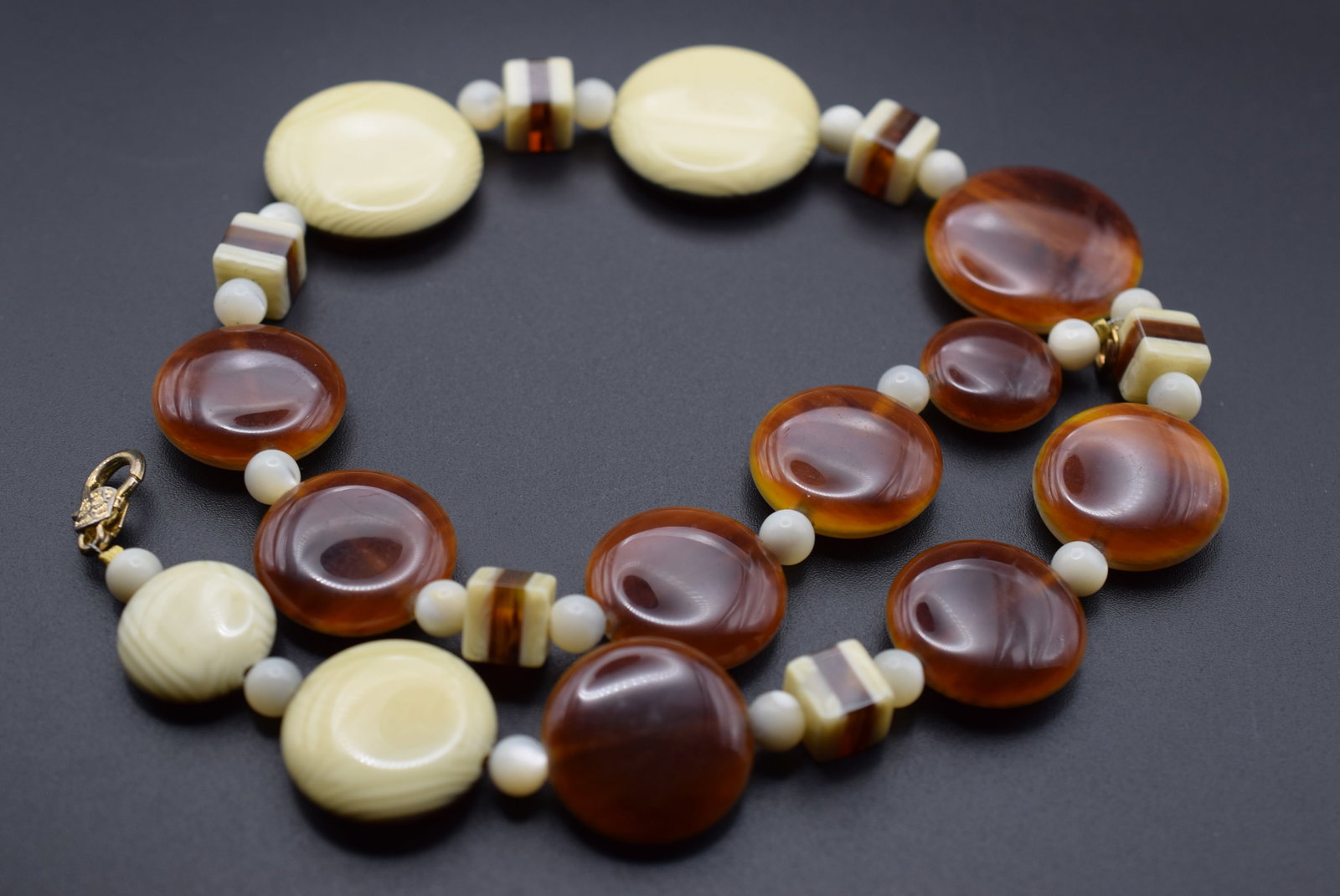Celluloid Vintage Necklace Lot HK 12 (1 of 2)