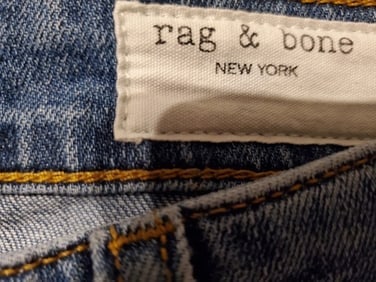 Rag & Bone NY Jeans Size 26 Julienne Cut .lot#69 (1 of 3)