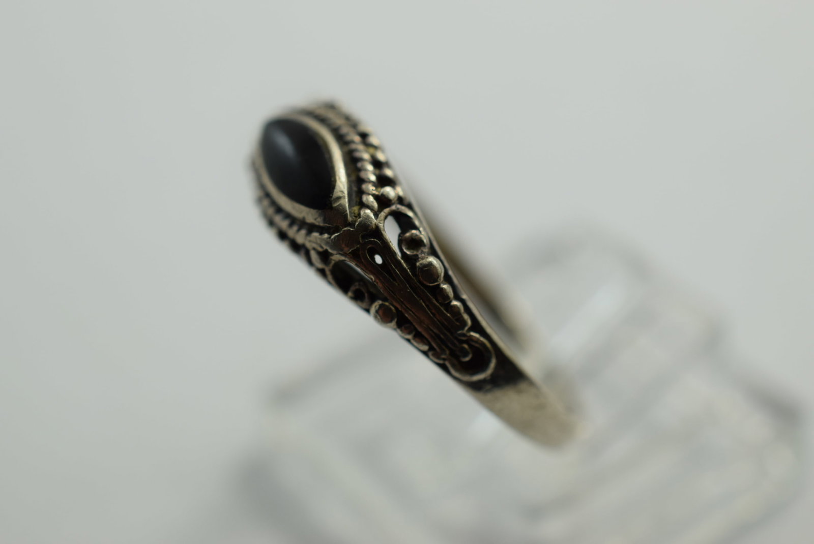 Sterling Silver 925 Ring Size 7.25 Vintage Lot # KN 239 (1 of 2)