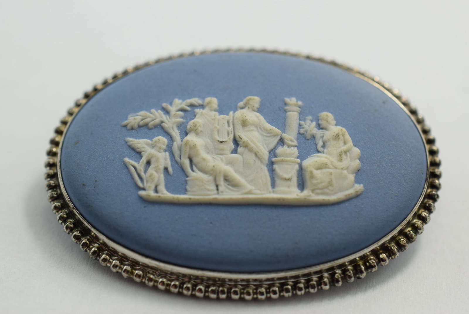 Wedgewood Sterling Silver 925 Brooch Pin Vintage Lot # KN 264 (1 of 2)