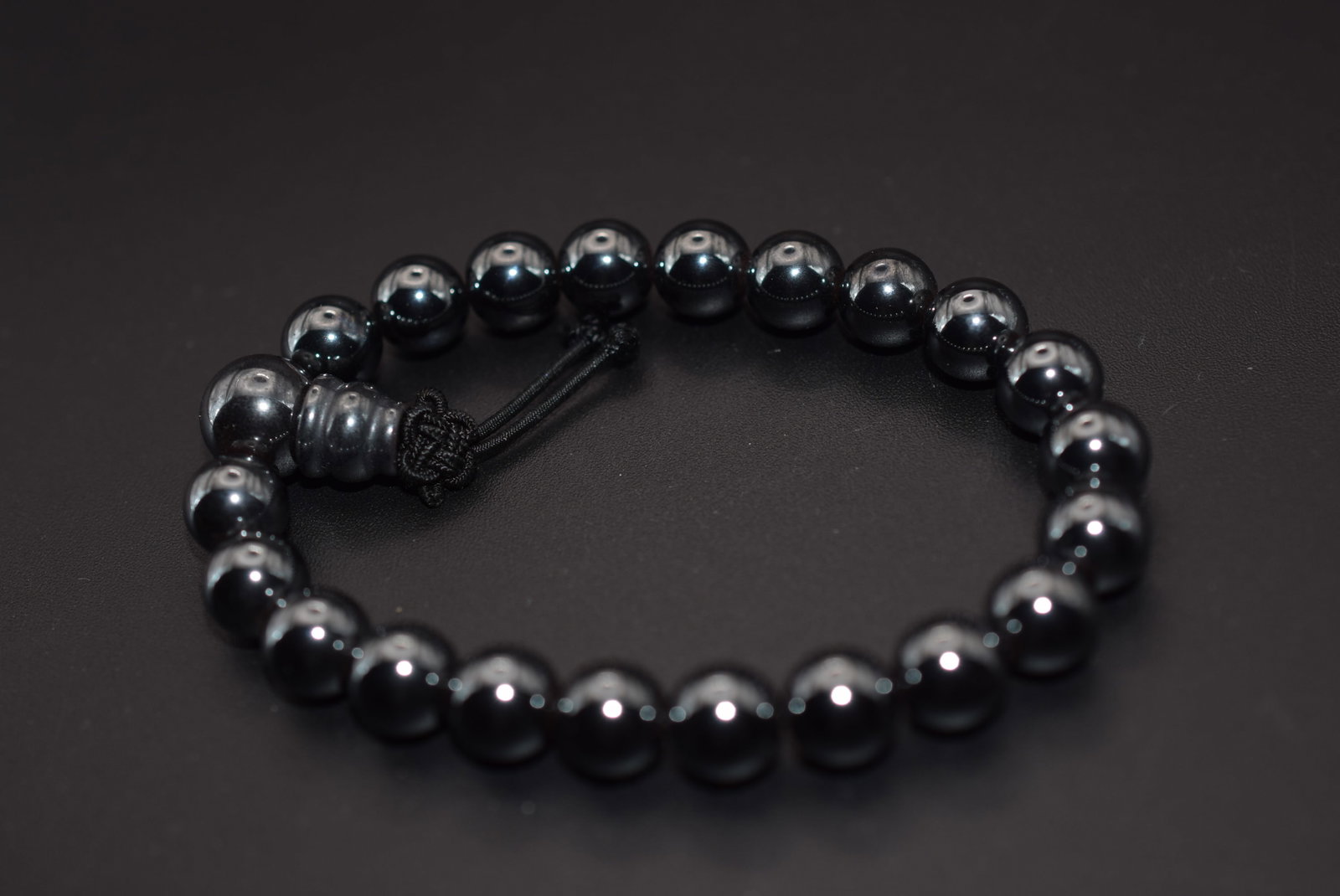 Hematite Meditation Bracelet 8mm Lot# BE 325 (1 of 2)