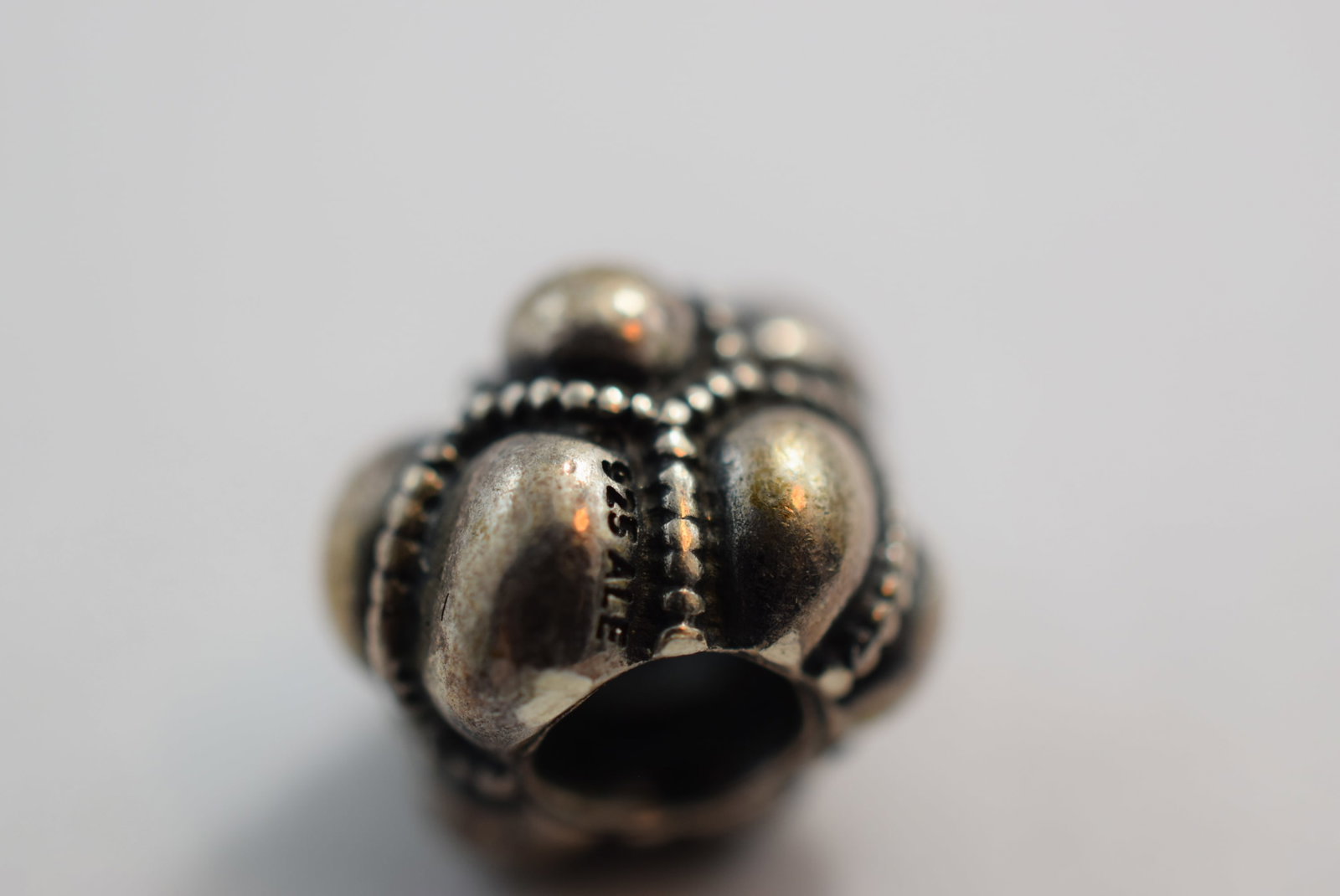 Braided Knot Charm for Pandora Chamilia Story Bracelets Sterling 925 Vintage Lot # KN 340 (1 of 3)