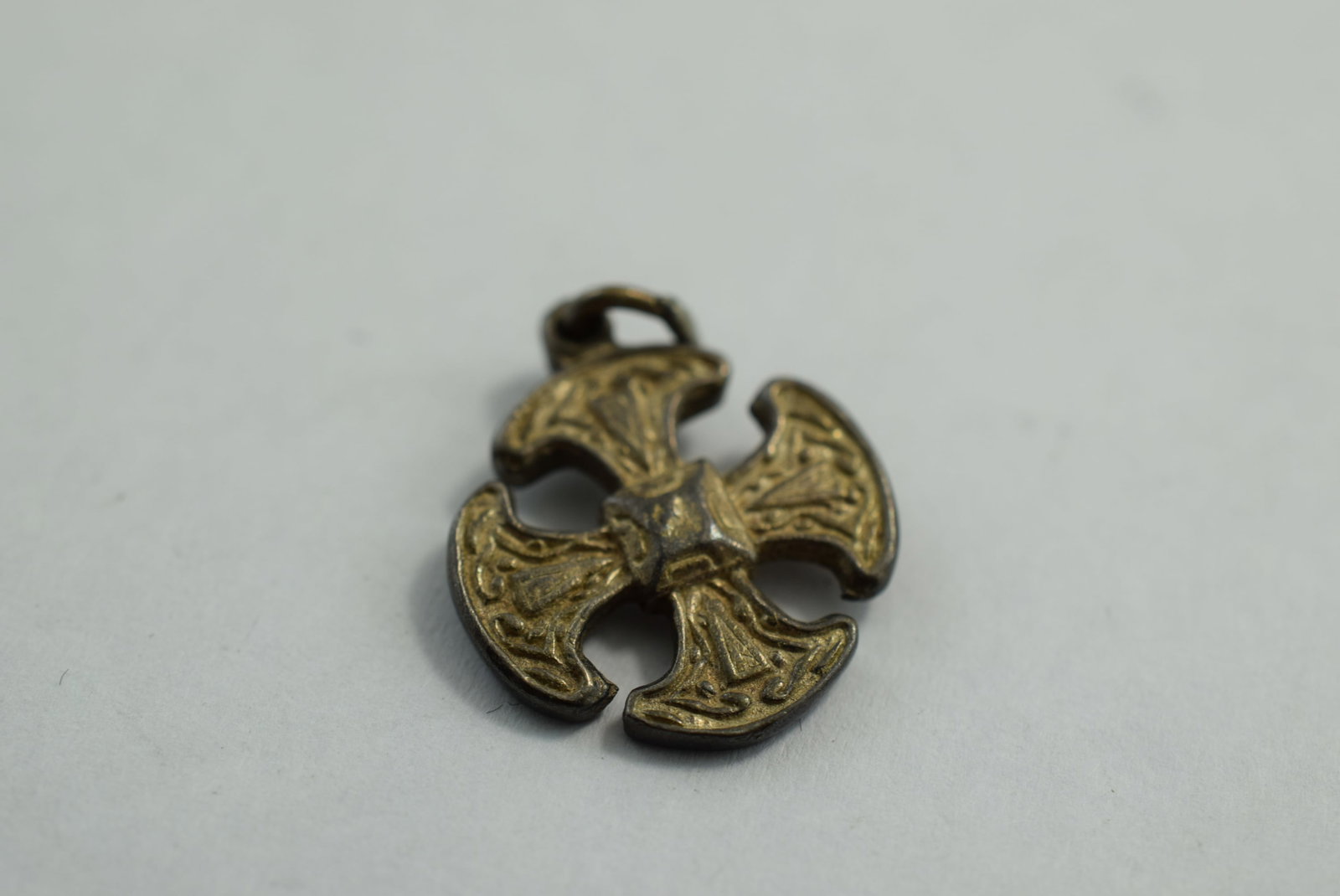 Maltese Cross Sterling Silver 925 Pendant 1950's 5/8" Vintage Lot # KN 397: Maltese Cross Sterling Silver 925 Pendant 1950's 5/8" Vintage