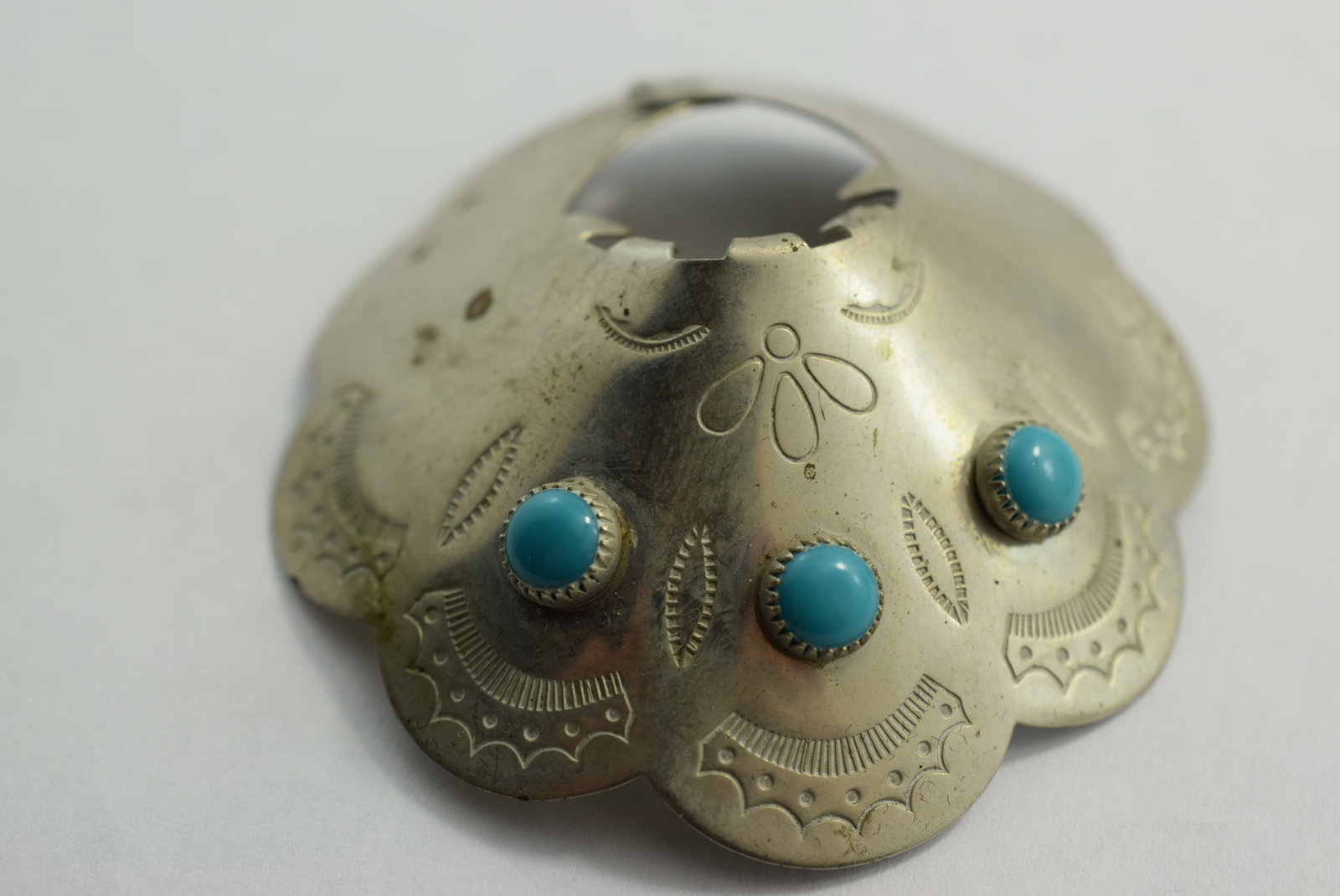 Old Pawn Turquoise Vintage Lot # KN 503: Old Pawn Turquoise Vintage opens at the Clasp