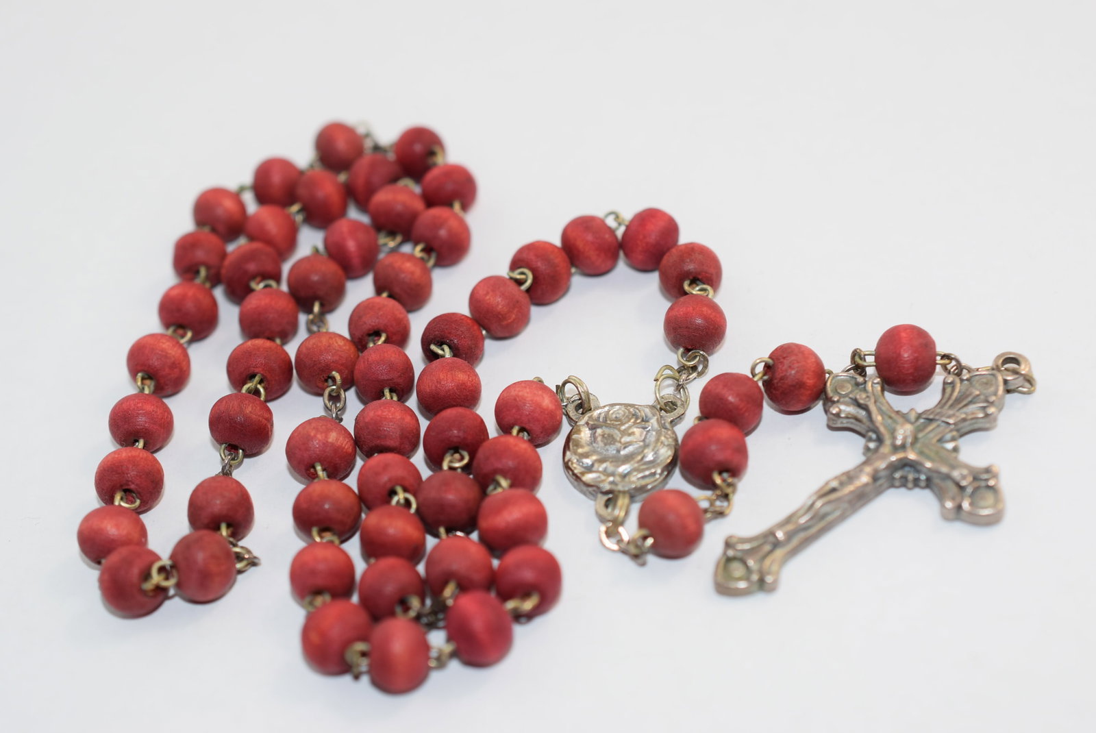 Old Rosary 16" Hanging Length Vintage Lot # KN 562: Old Rosary 16" Hanging Length Vintage