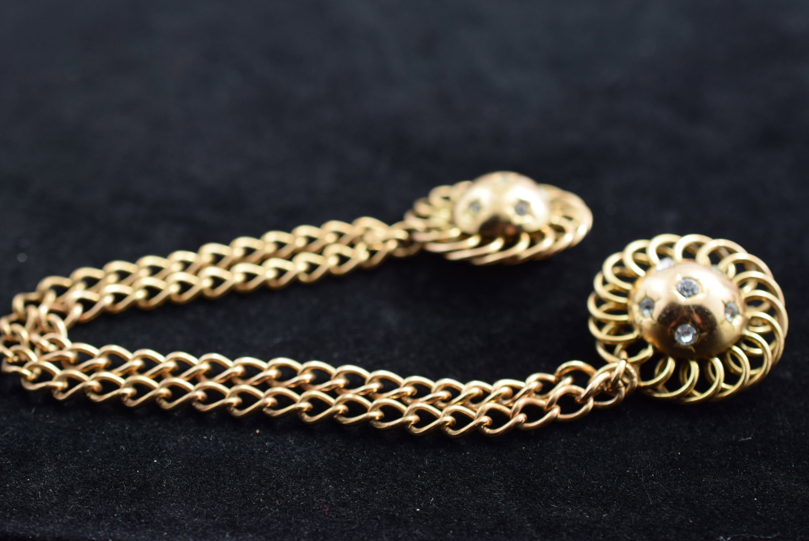 Double Chatelaine Brooch Pin Vintage Lot # KN 615 (1 of 6)