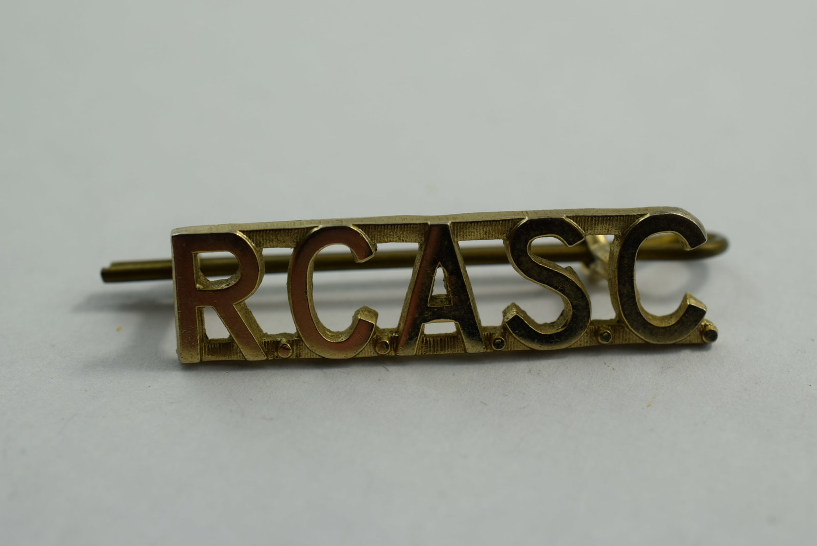 RCASC Military Brooch Pin 1940's Vintage Lot # KN 774 (1 of 2)