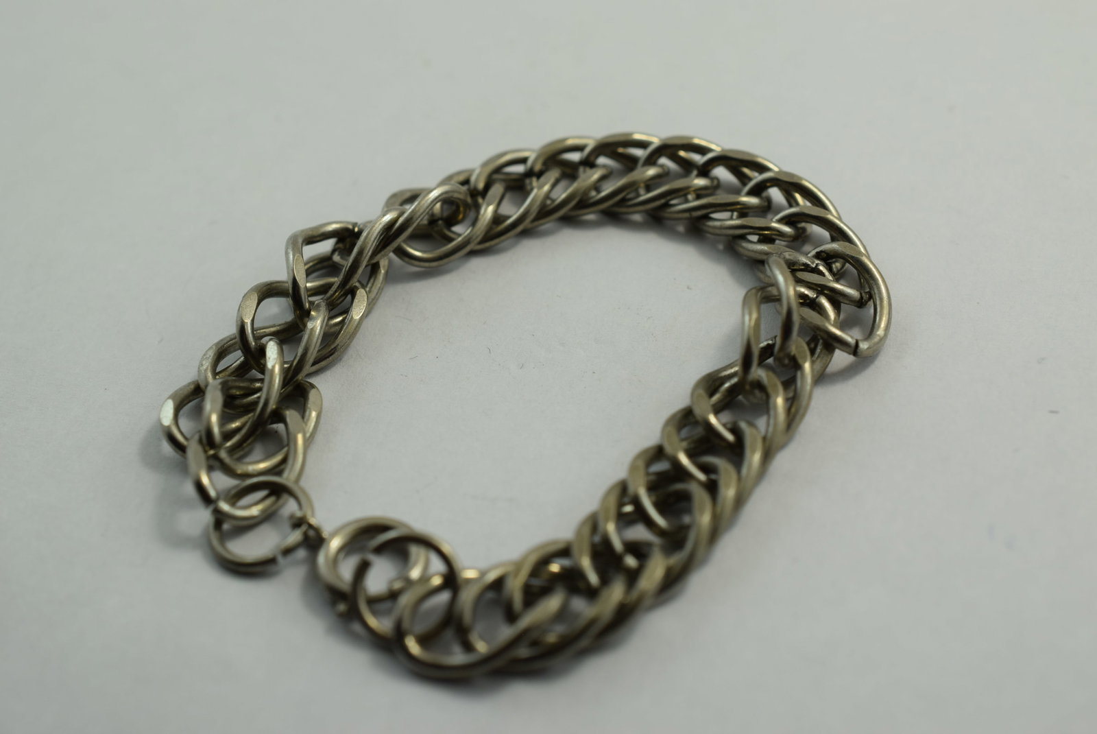 Chain Link Bracelet 7 1/4" Vintage Lot # KN 871 (1 of 2)