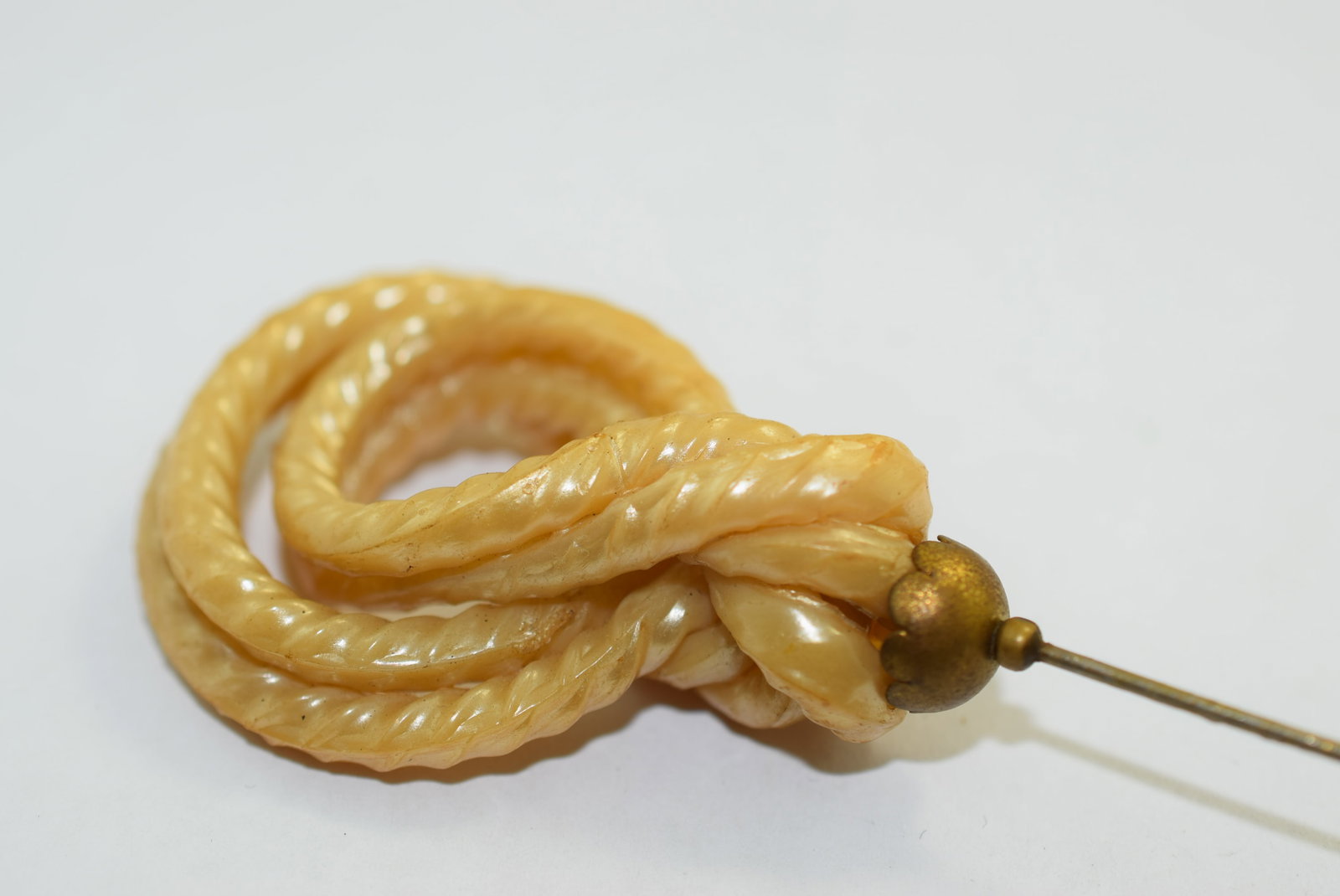 Hatpin Edwardian Ornate 5 1/2" Vintage Lot # KN1091: Hatpin Edwardian Ornate 5 1/2" Vintage