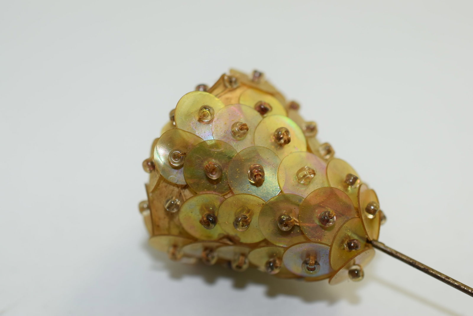 Hatpin Edwardian Ornate 4 1/2" Vintage Lot # KN 1115: Hatpin Edwardian Ornate 4 1/2" Vintage