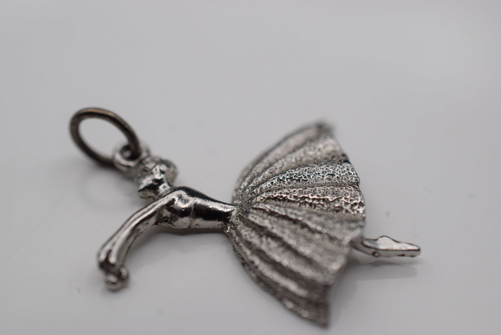 Ballerina Dancer Charm Sterling Vintage Lot HK 1123: Ballerina Dancer Charm Sterling Vintage