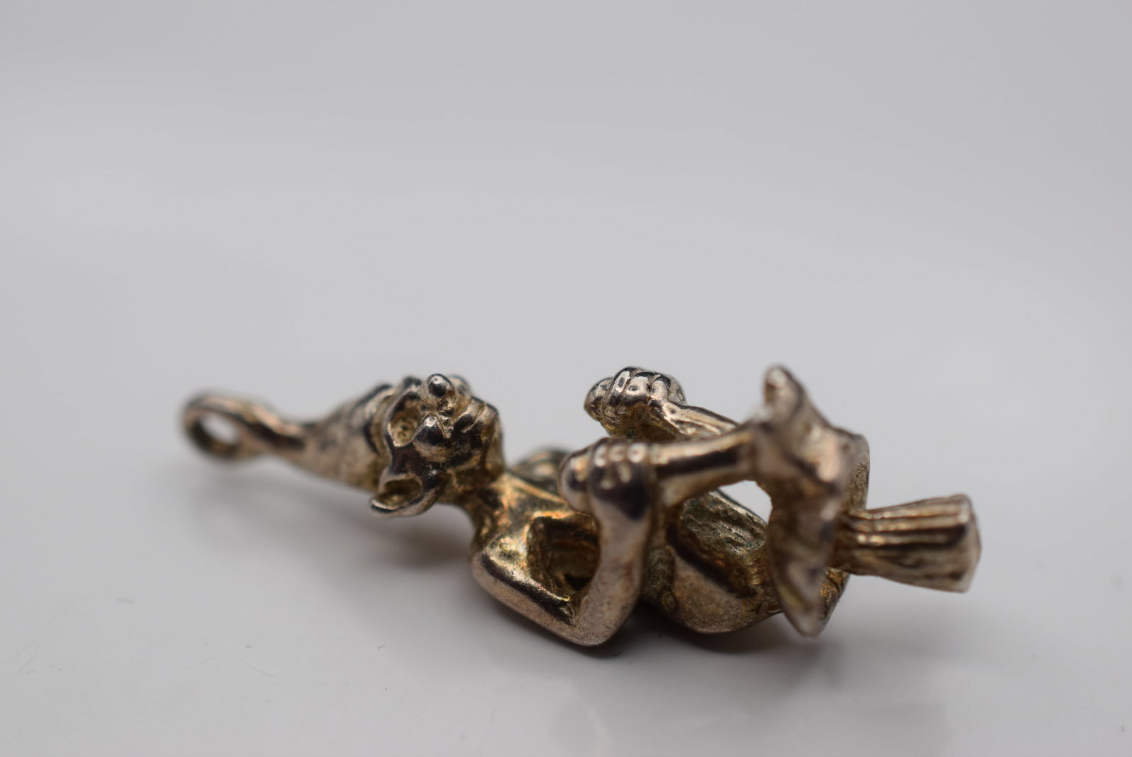 Elf Gnome Charm Sterling Vintage Pendant Lot HK 1145 (1 of 2)