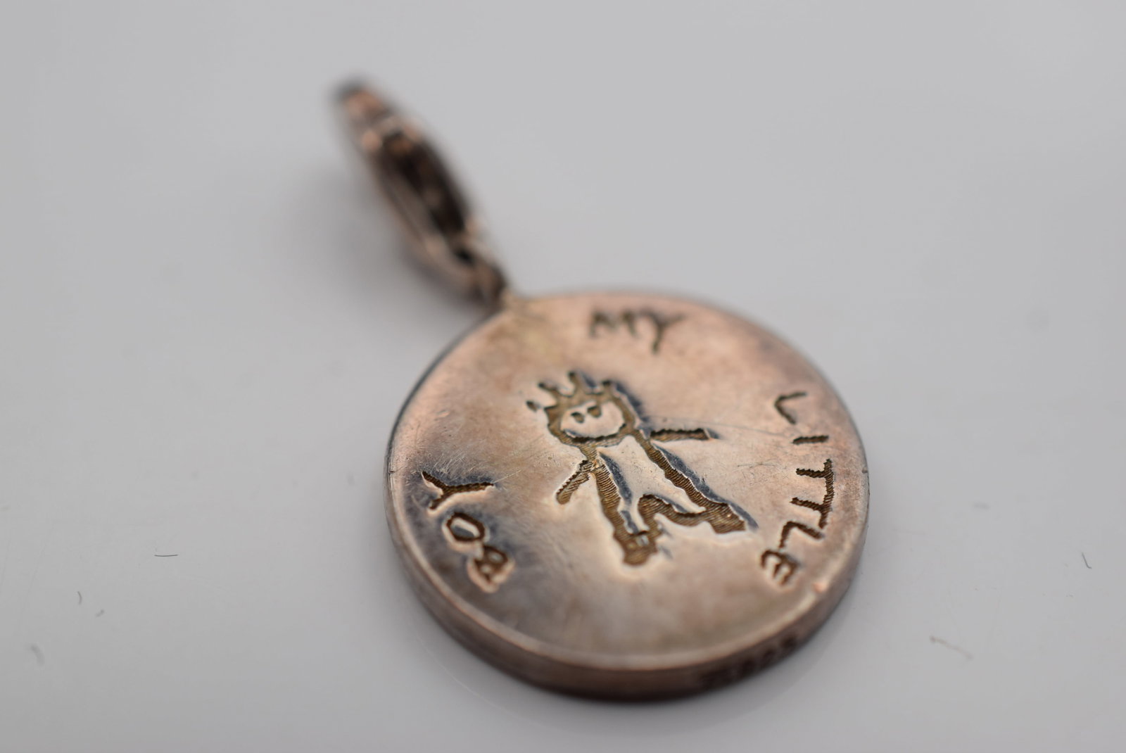 My Little Boy Charm Sterling Vintage Pendant Lot HK 1153 (1 of 2)