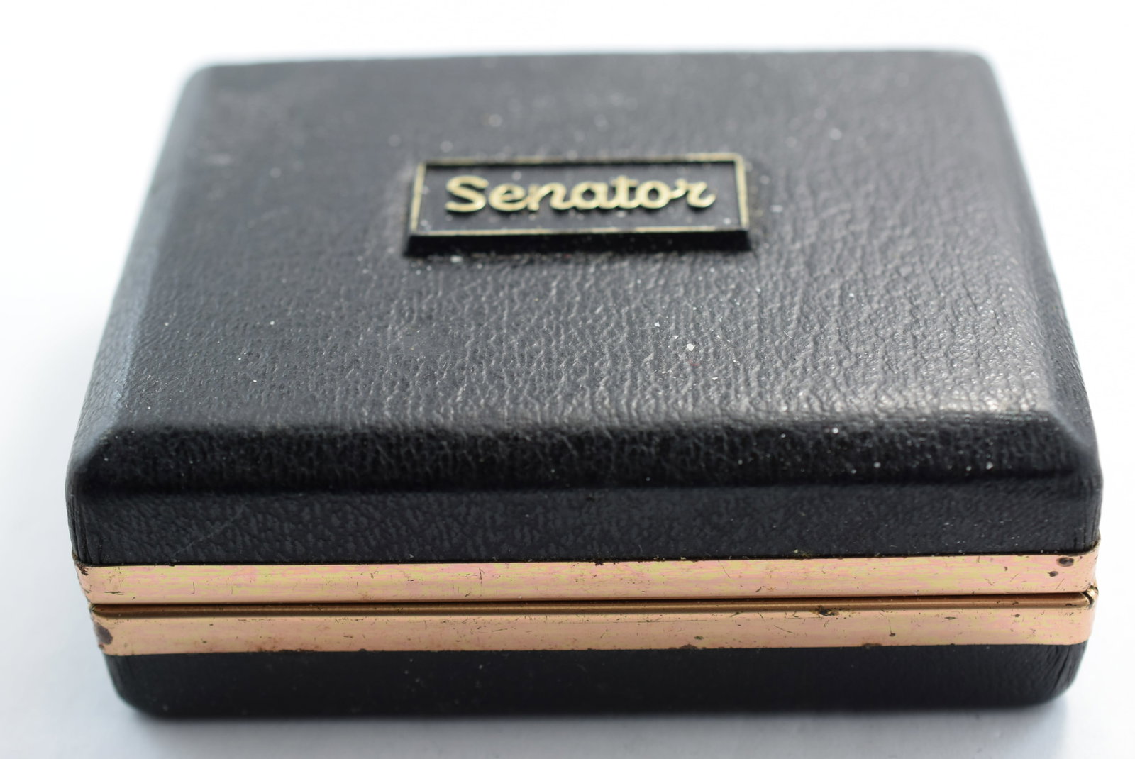 Senator Sherman Red Rhinestone Cufflinks Tie Clip in BOX Vintage Lot # KN 1247 (1 of 4)