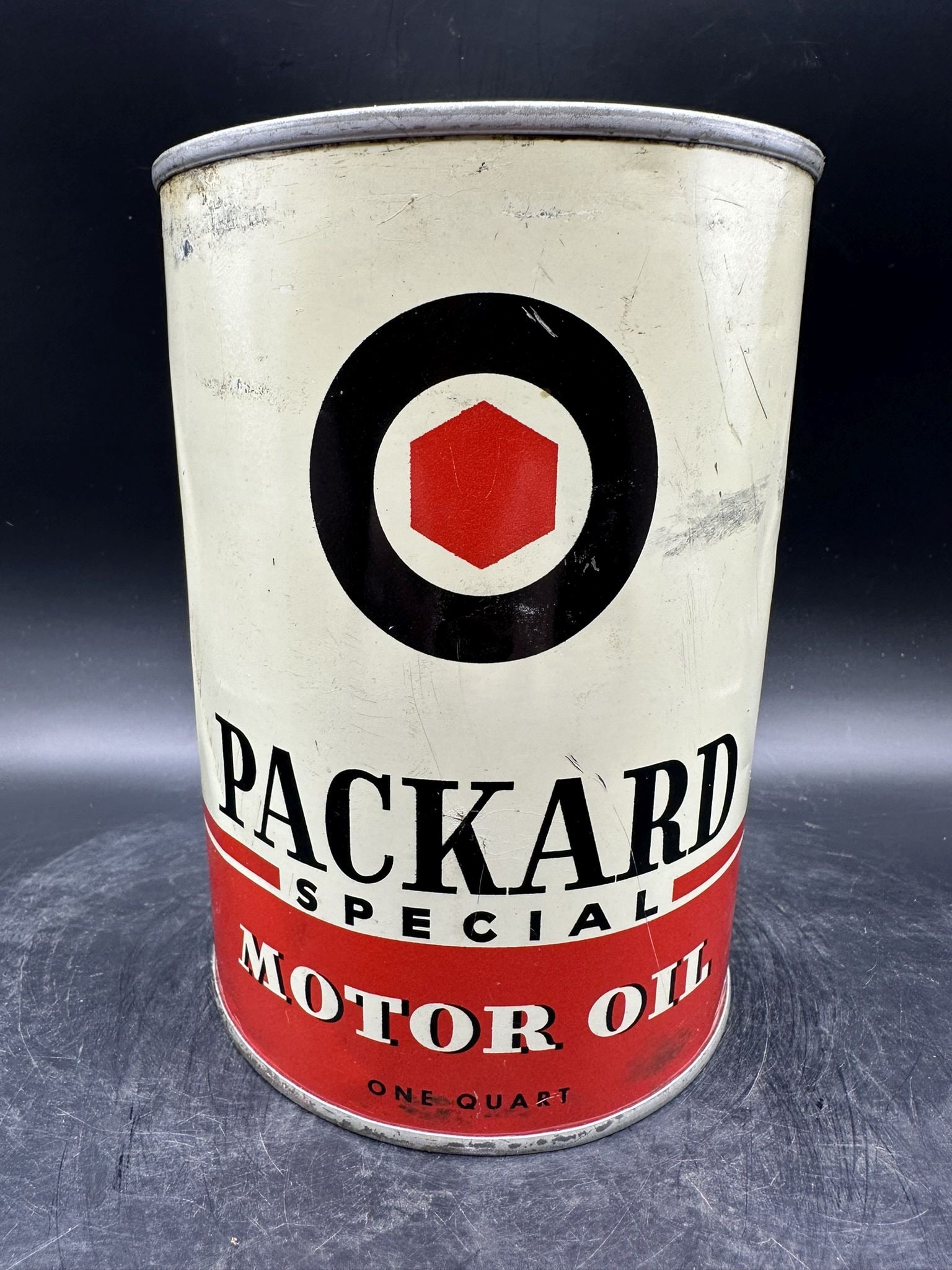 Packard Special: Some dents & dings, drained from top, empty