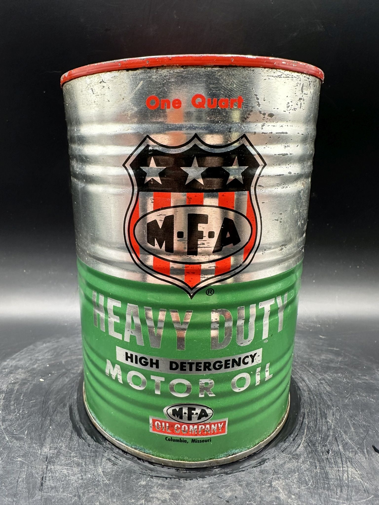 Mfa Heavy Duty: Ribbed, empty, drained from bottom