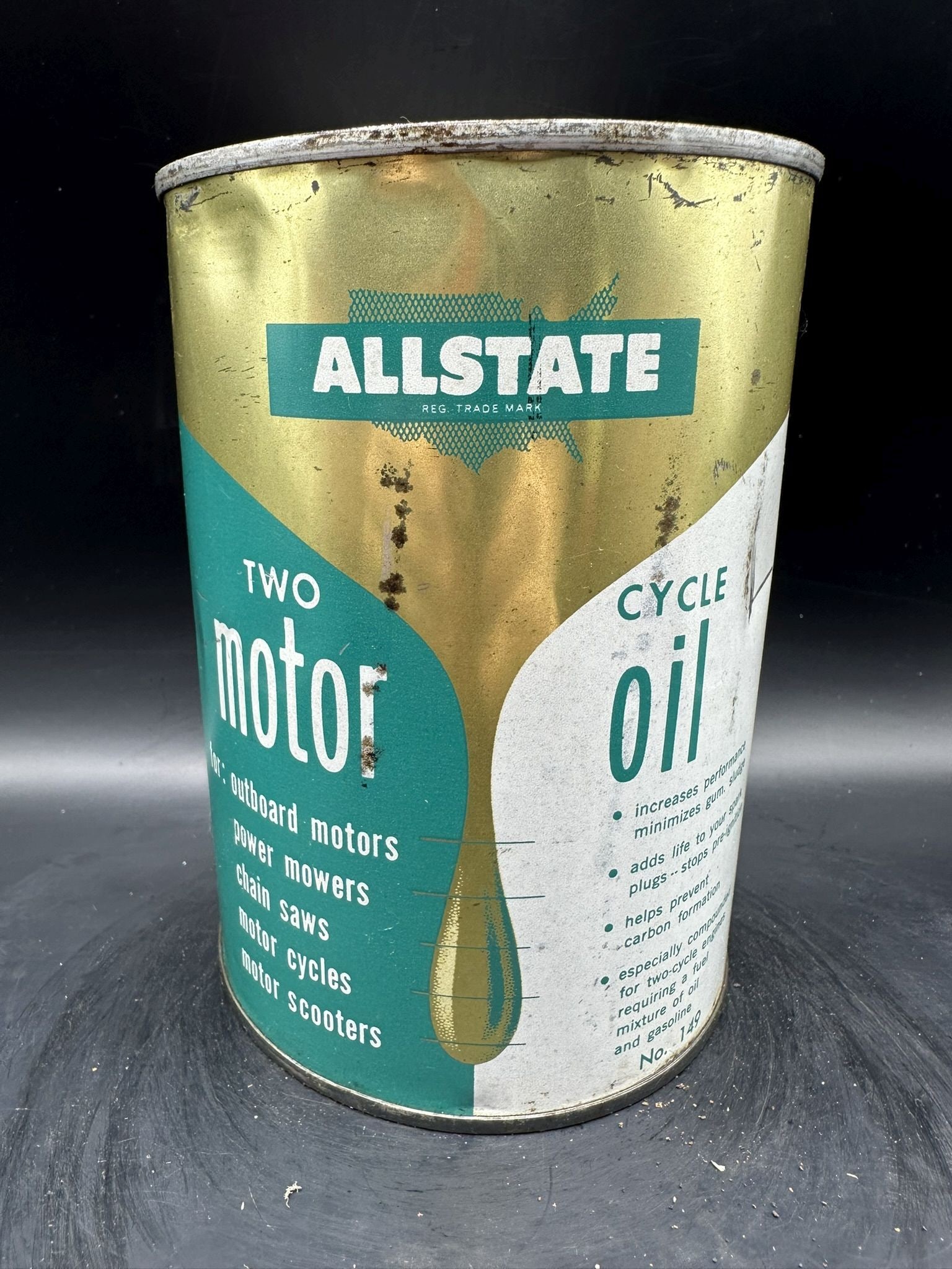 Allstate Green Round Outboard (1 of 6)