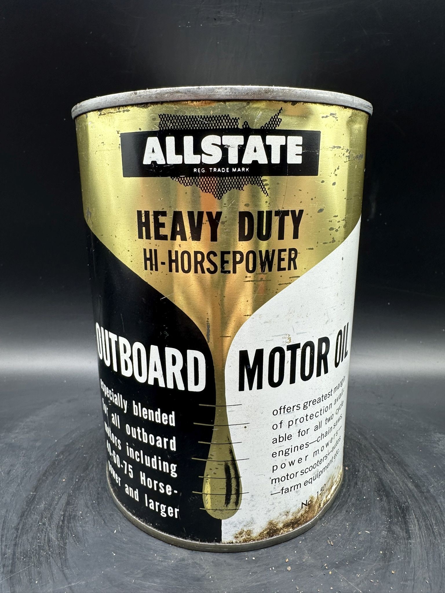Allstate Black Round Outboard (1 of 6)